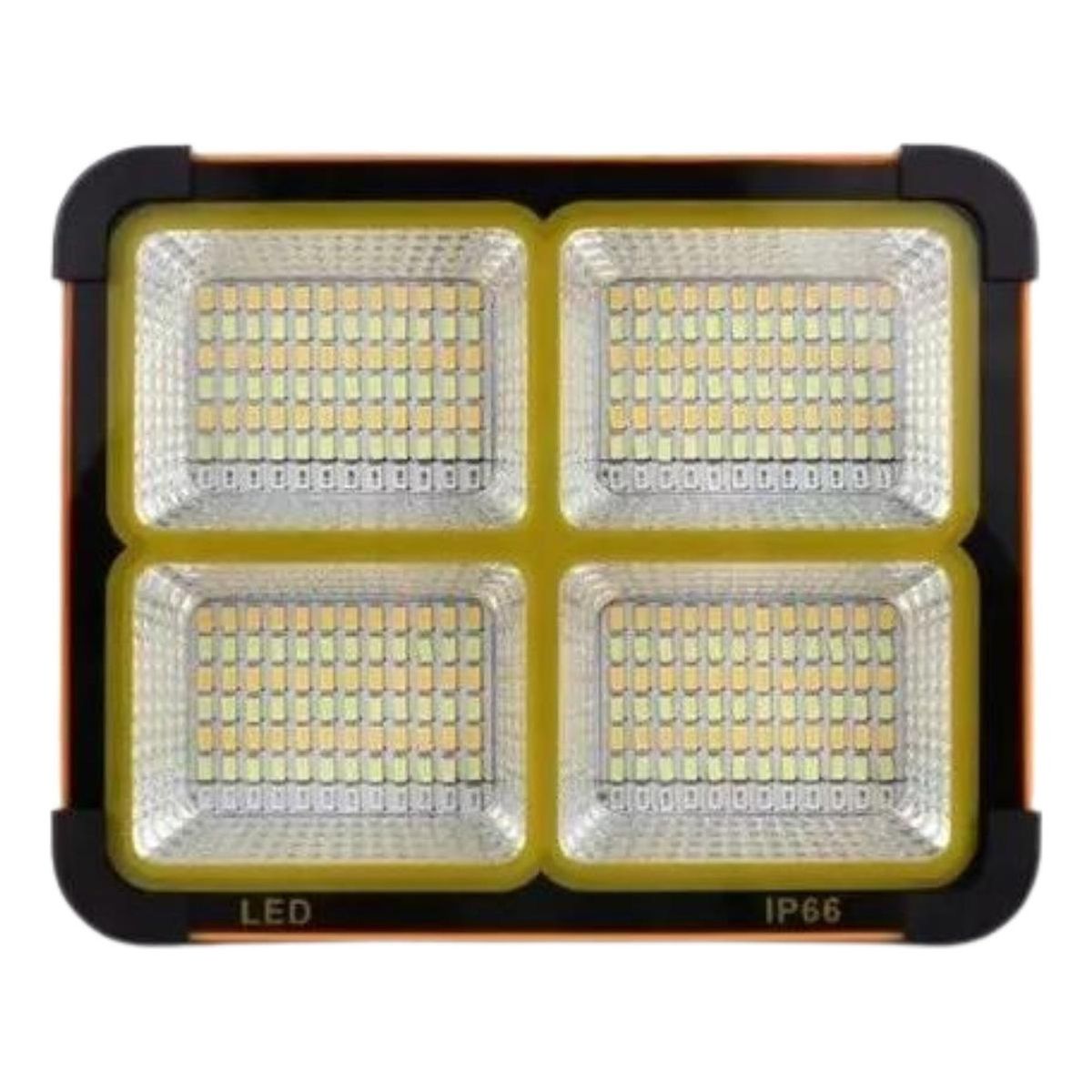 GENERICO - Foco LED Recargable 336 con 5 Modos USB y Solar