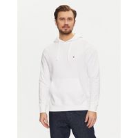 Polerón Hoodie Con Logo Bordado Blanco