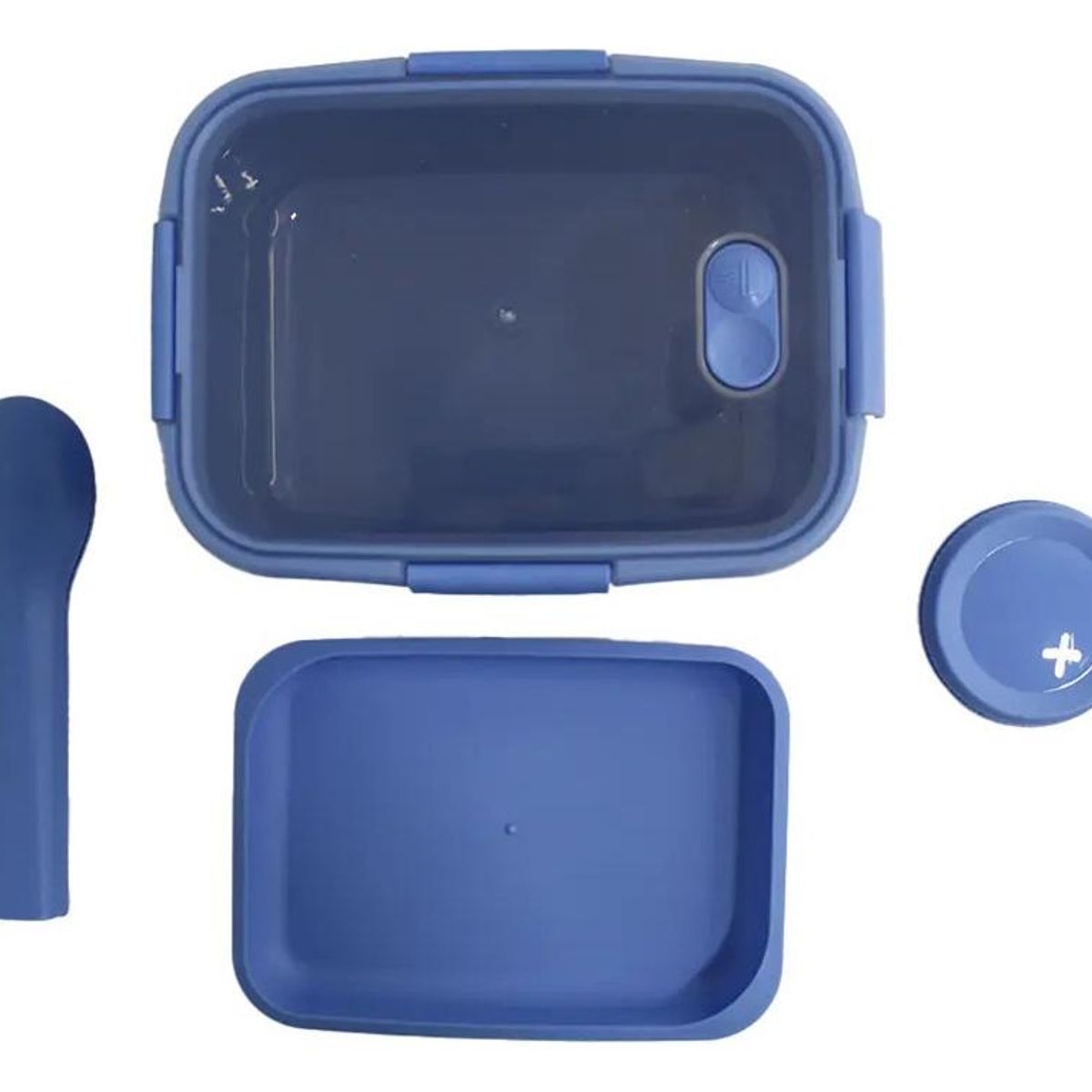 GENERICO - Taper Hermético Reutilizable de Fibra de Trigo - Azul