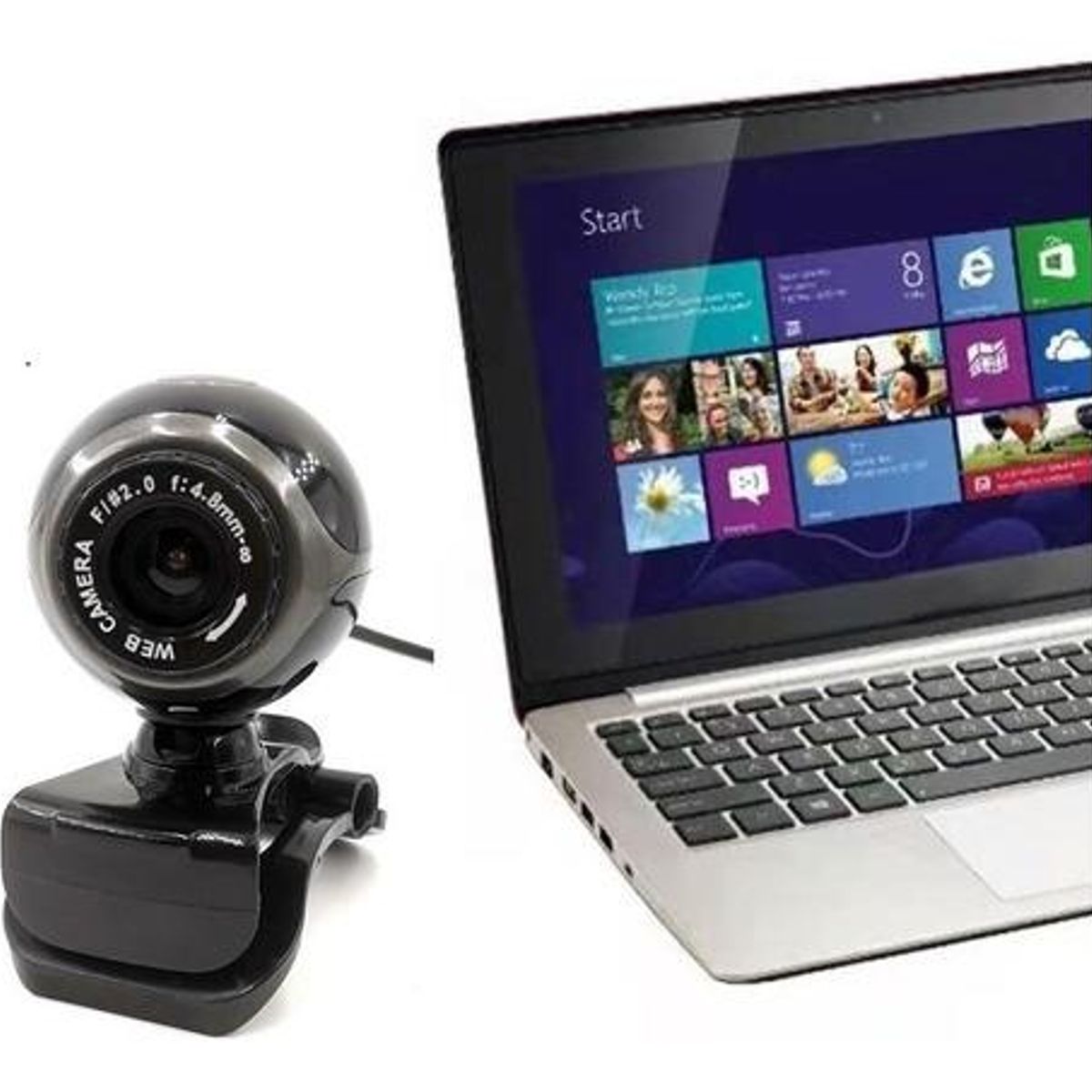 GENERICO - Cámara USB con Micrófono para Videollamadas