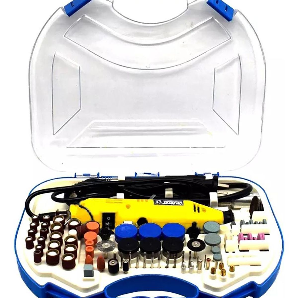 GENERICO - Mini Torno Multiuso 460W con Accesorios para Detalles
