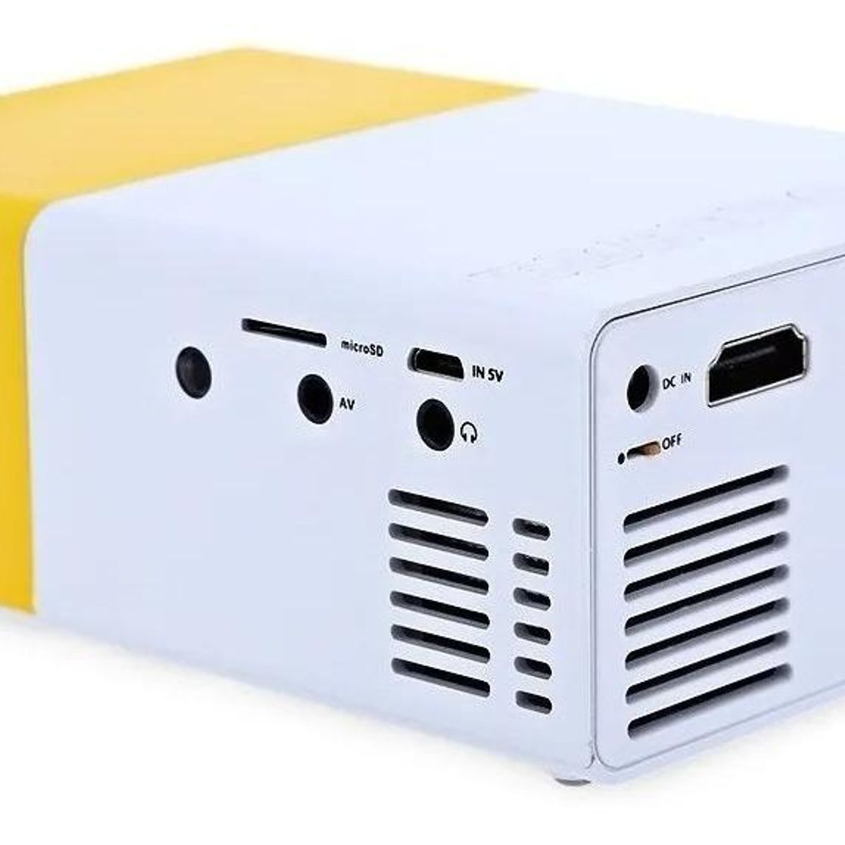 GENERICO - Proyector LED Portátil con HDMI VGA y USB - 600 Lúmenes