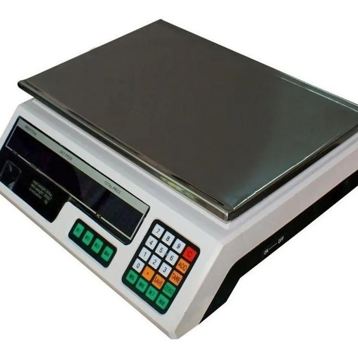 GENERICO - Balanza Digital Portátil 40kg con Pantalla Doble