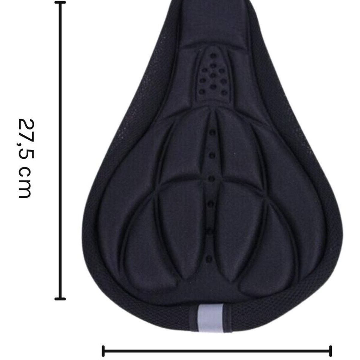 GENERICO - Cobertor de Gel Ergonómico para Sillín de Bicicleta