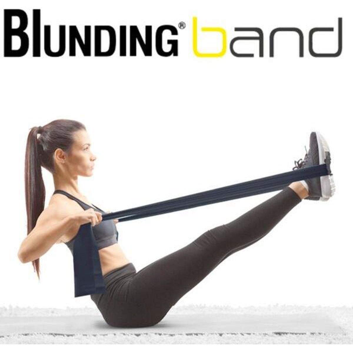 GENERICO - Banda Elástica de Ejercicio Negra - Resistencia X-Heavy