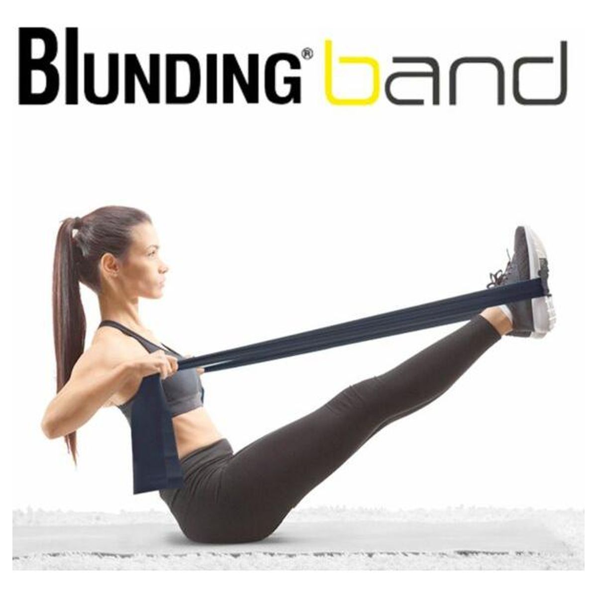 GENERICO - Banda Elástica de Ejercicio Negra - Resistencia X-Heavy