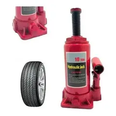 GENERICO - Gata Hidráulica Tipo Botella 10 Toneladas Robusta y Segura