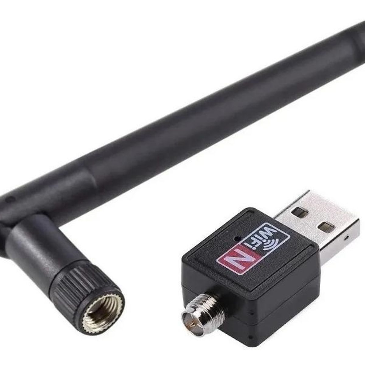 GENERICO - Antena WiFi USB Mini 300Mbps con Antena Desmontable