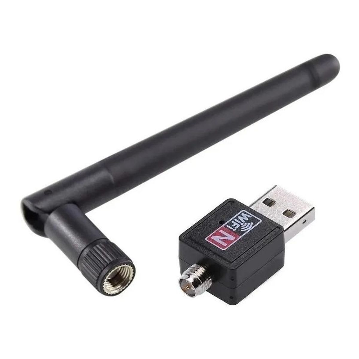 GENERICO - Antena WiFi USB Mini 300Mbps con Antena Desmontable