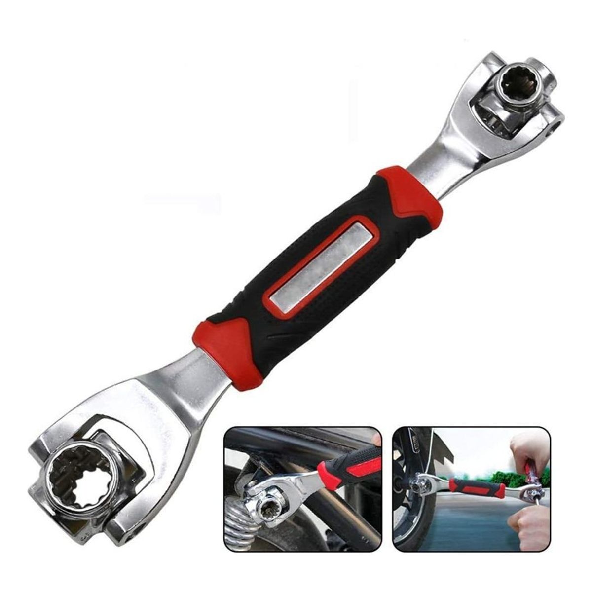 GENERICO - Llave Multiusos 48 en 1 con Cabezal Giratorio 360 Grados