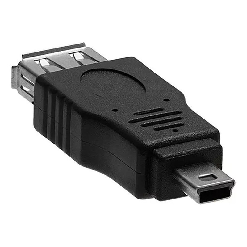 GENERICO - Adaptador Mini USB Macho a USB Hembra OTG