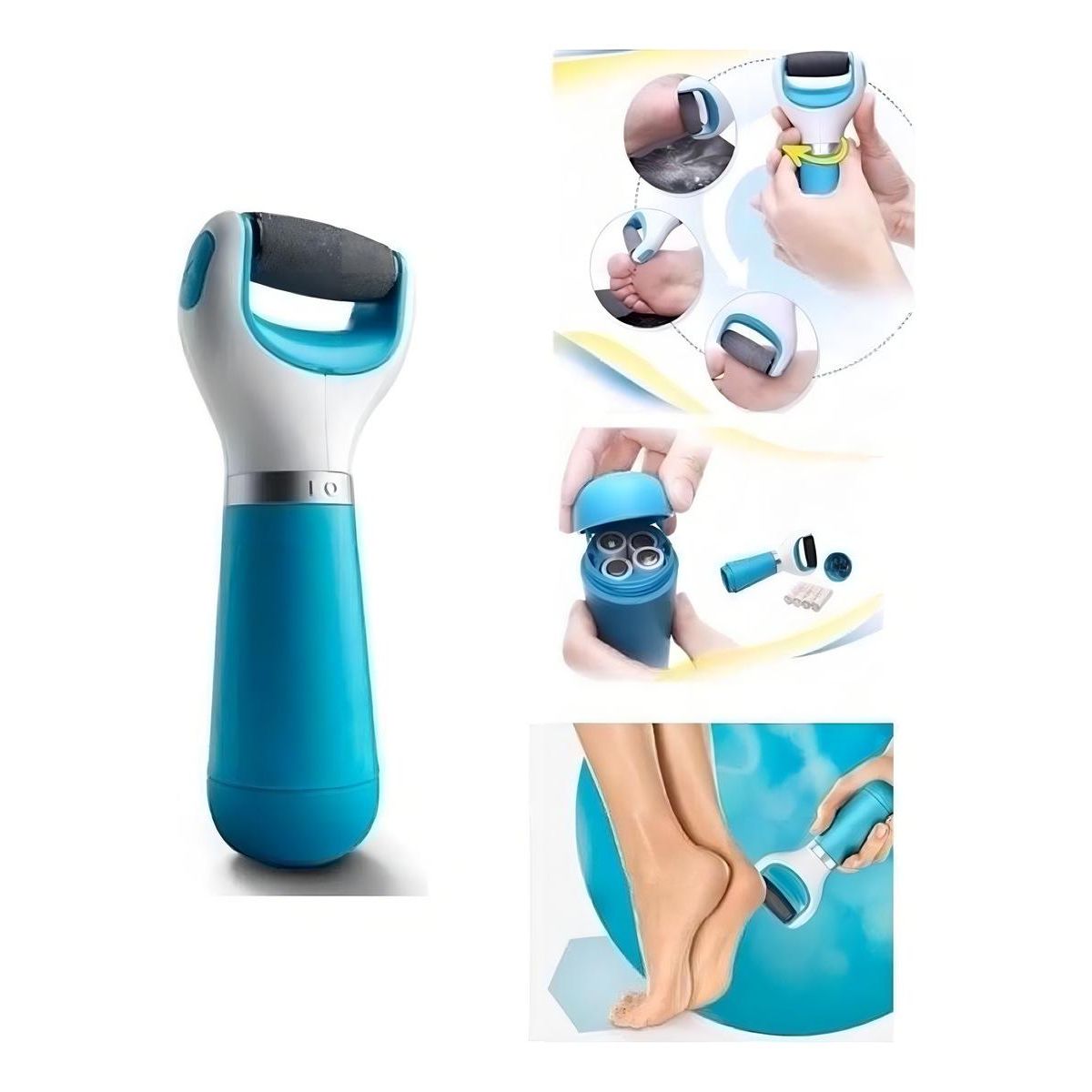 GENERICO - Exfoliante Eléctrico Recargable para Pies y Callos