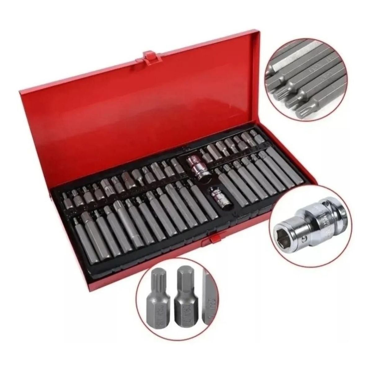 GENERICO - Set de Herramientas de Puntas Torx y Allen - 40 Piezas