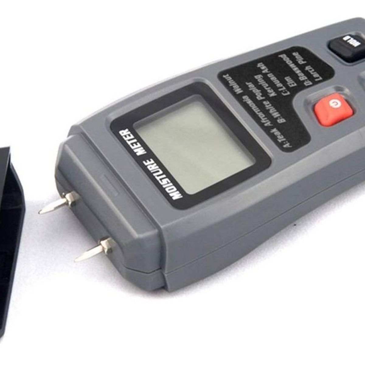 GENERICO - Medidor de Humedad Digital para Madera con Pantalla LCD