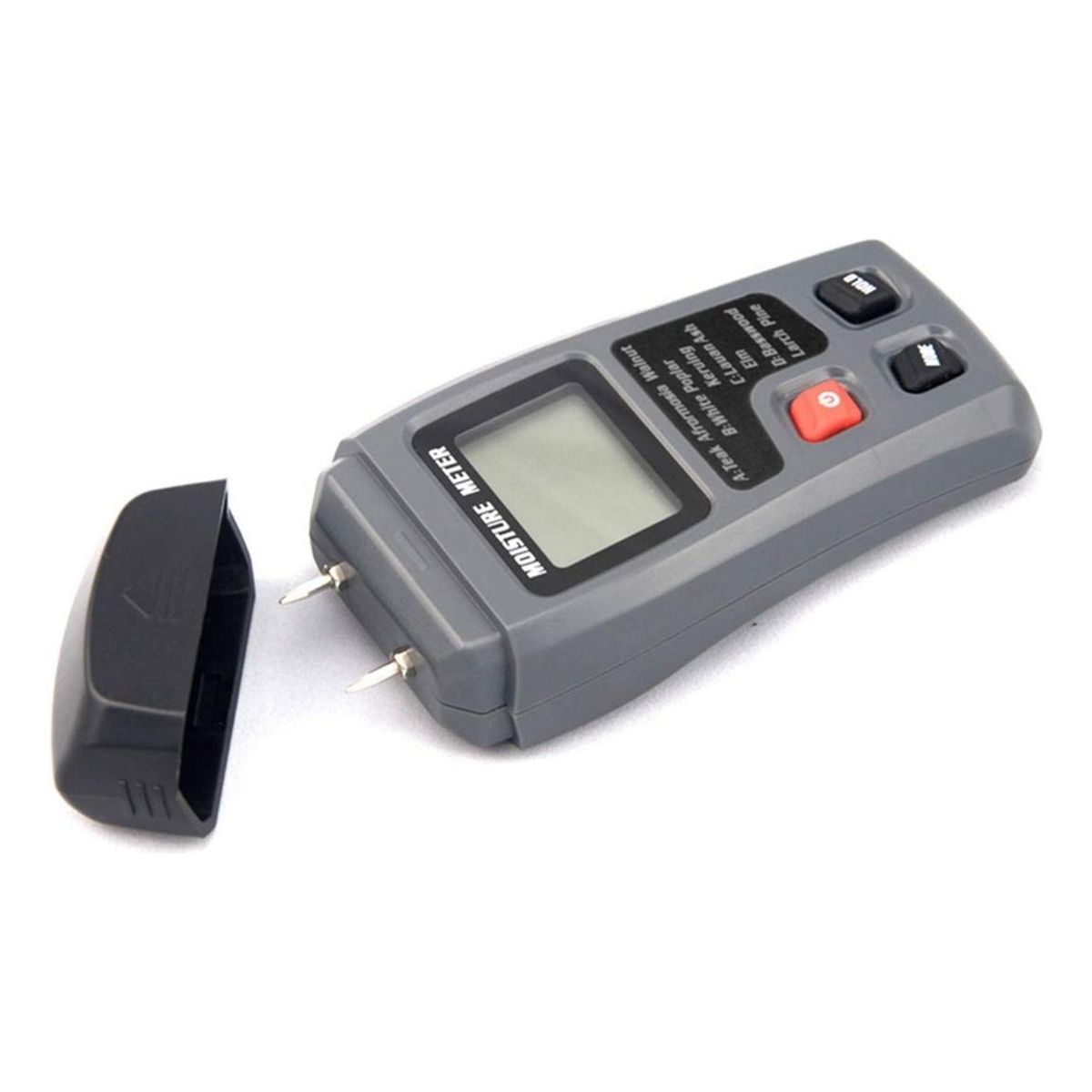 GENERICO - Medidor de Humedad Digital para Madera con Pantalla LCD