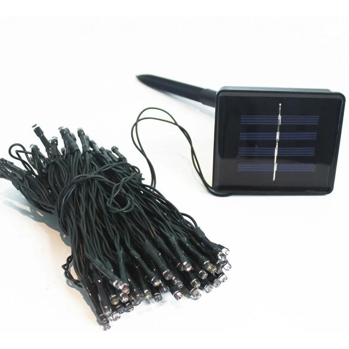 GENERICO - Guirnalda Solar de LED Cálidas de 100 Luces - 10 Metros