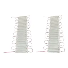 GENERICO - Pack de 2 Tiras LED Adhesivas Luz Blanca 24V 3M