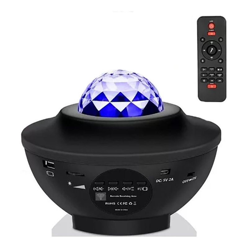 GENERICO - Proyector de Estrellas LED con Bluetooth y Control Remoto