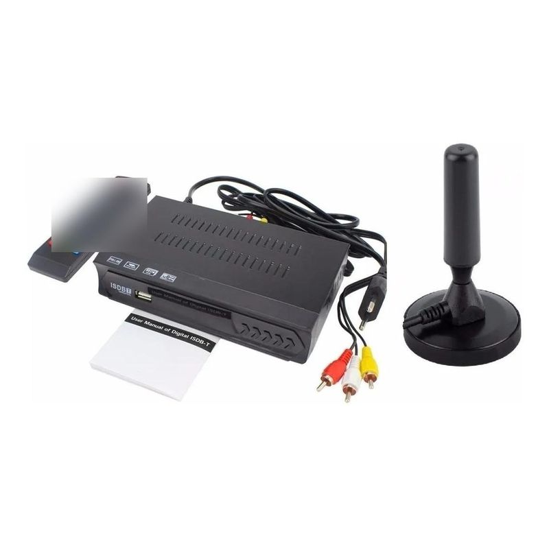 GENERICO - Sintonizador de TV Digital Full HD con Antena Interna