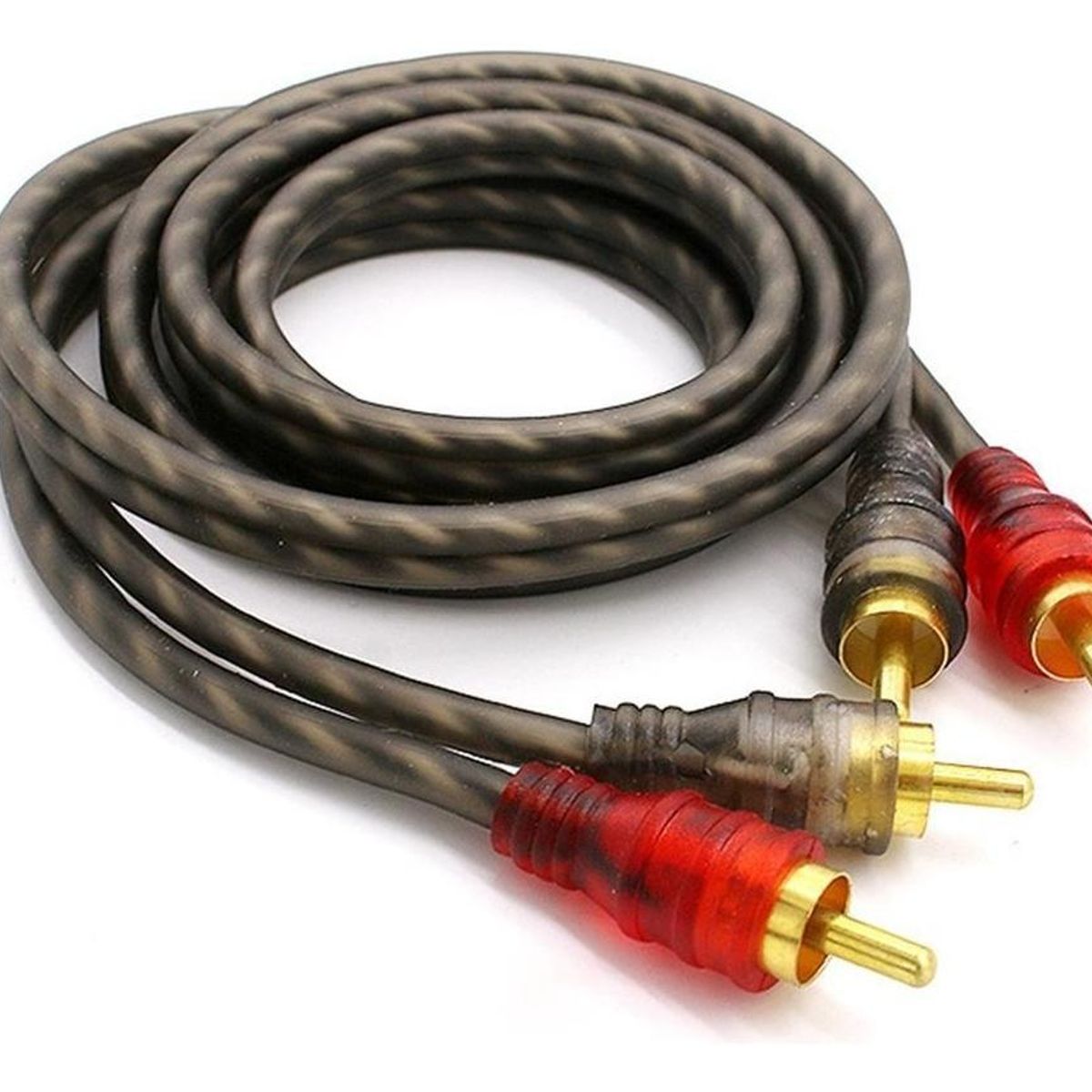 GENERICO - Cable RCA Estereofónico Trenzado 5m para Audio