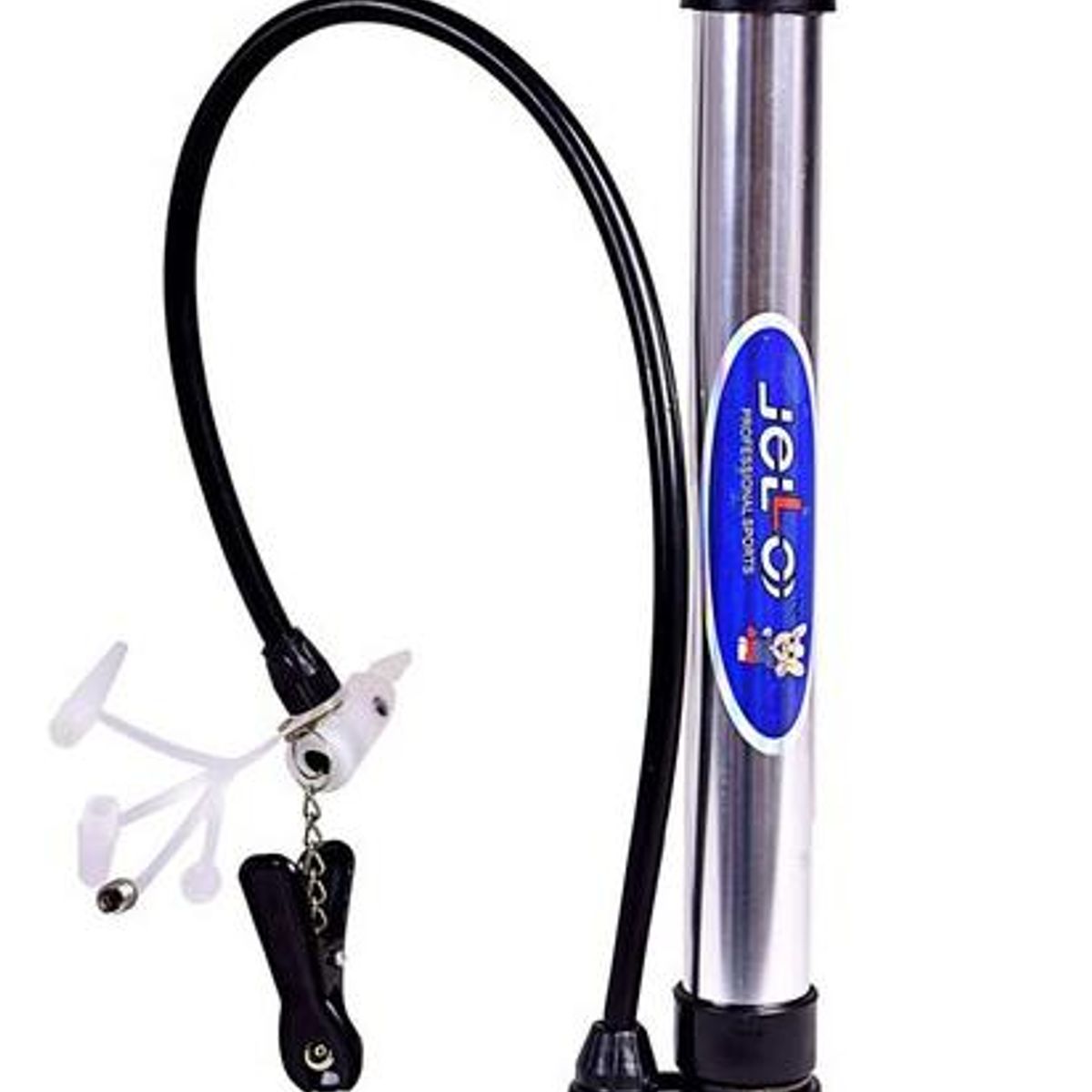 GENERICO - Bombín de Pie para Bicicleta 42 cm Color Gris