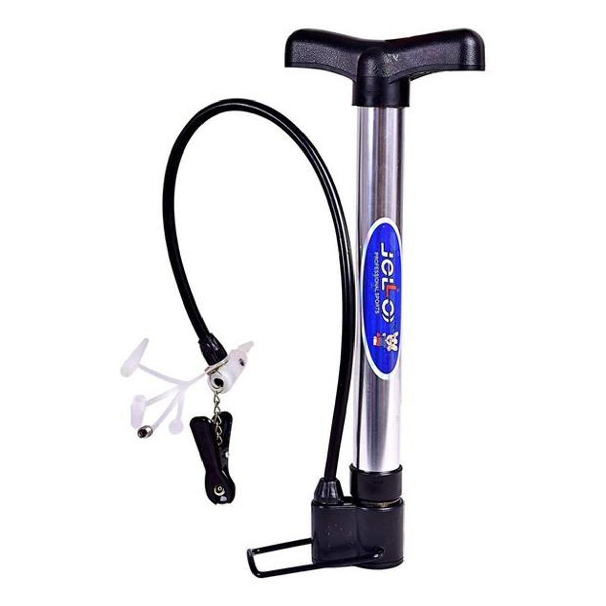 GENERICO - Bombín de Pie para Bicicleta 42 cm Color Gris