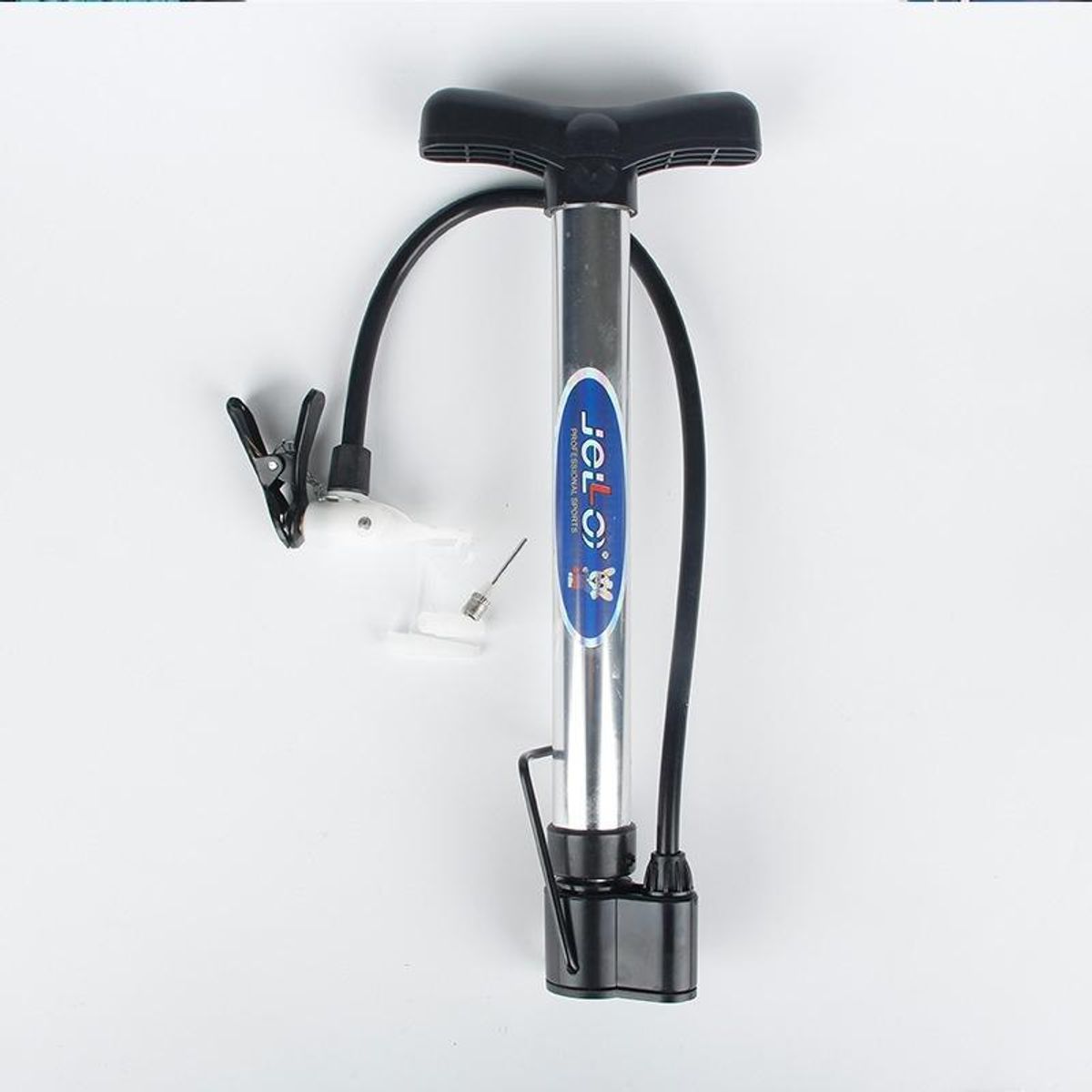 GENERICO - Bombín de Pie para Bicicleta 42 cm Color Gris