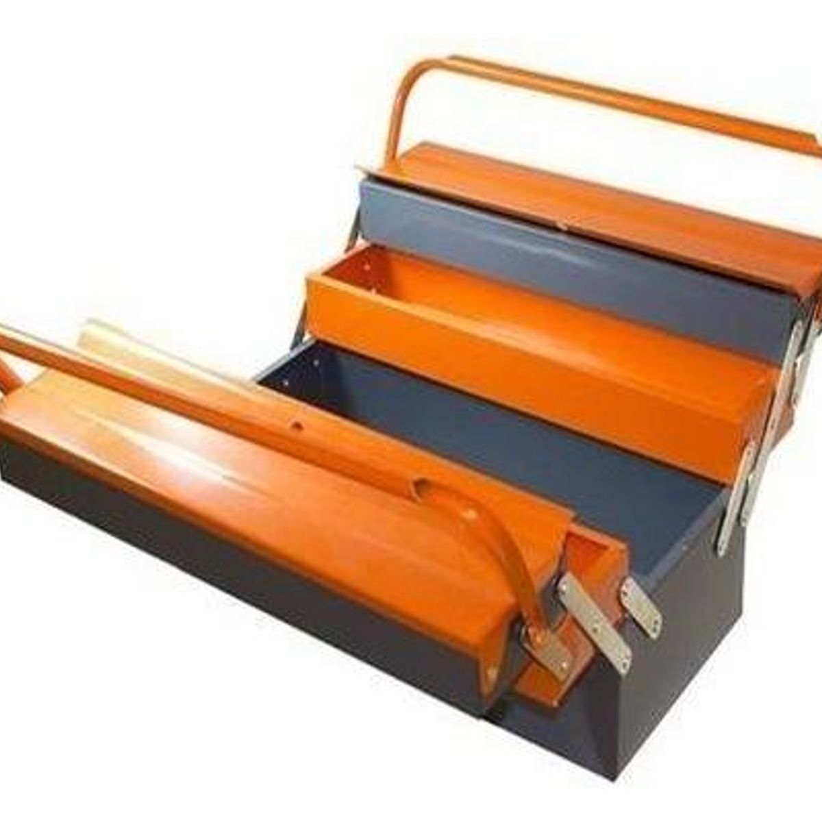 GENERICO - Caja de Herramienta Articulada Metálica de 42 cm