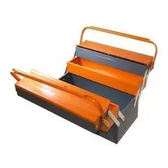 GENERICO - Caja de Herramienta Articulada Metálica de 42 cm