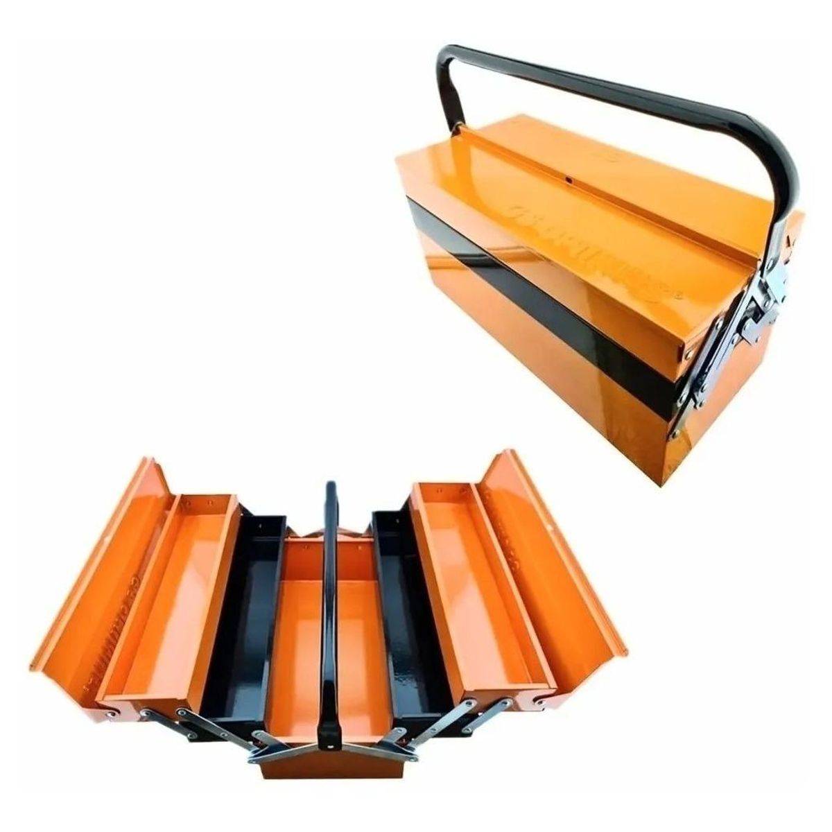 GENERICO - Caja de Herramienta Articulada Metálica de 42 cm