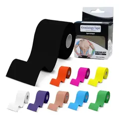 GENERICO - Cinta Kinesiológica Pack de 6 para Sport y Recuperación