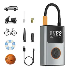 GENERICO - Compresor De Aire Portátil Recargable USB con Linterna LED