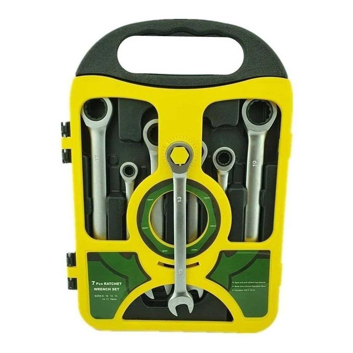 GENERICO - Juego de Llaves Punta de Corona 7 Piezas