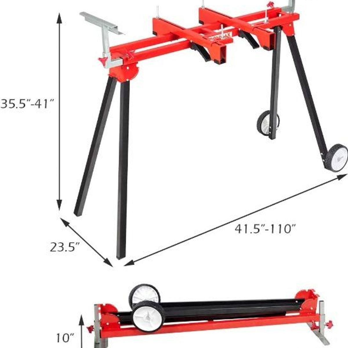 GENERICO - Soporte Estable para Sierra Estacionaria con Extensiones Ajustables