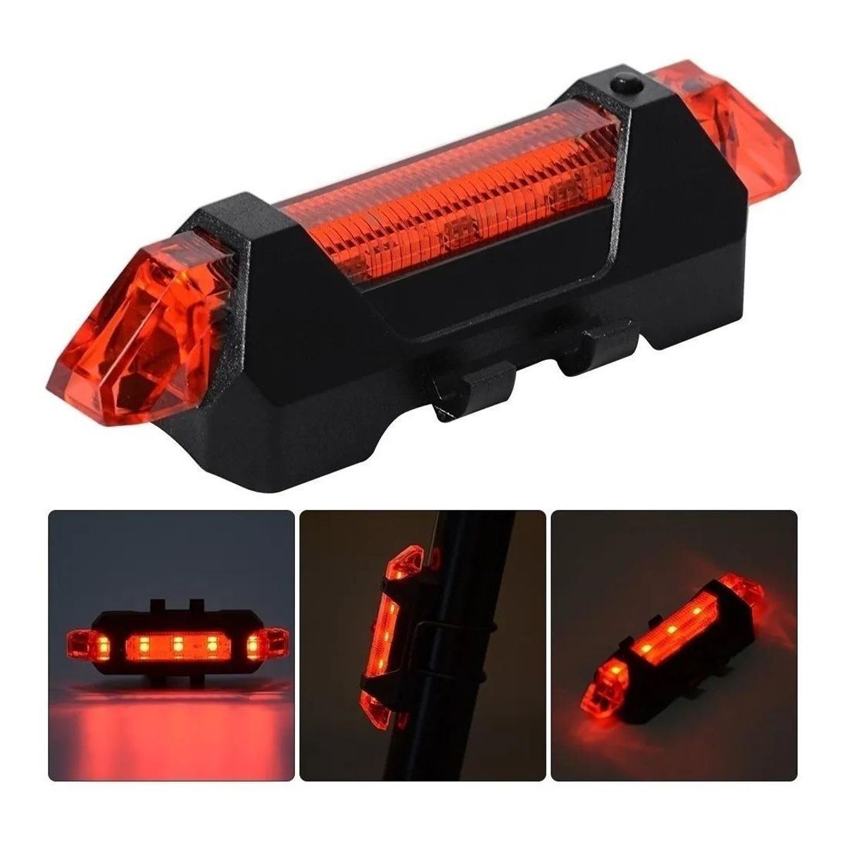 GENERICO - Luces LED Recargables Impermeables para Bicicleta