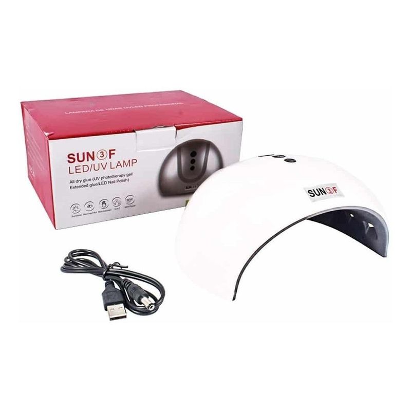 GENERICO - Secador UV LED Profesional para Uñas Acrílicas 36W