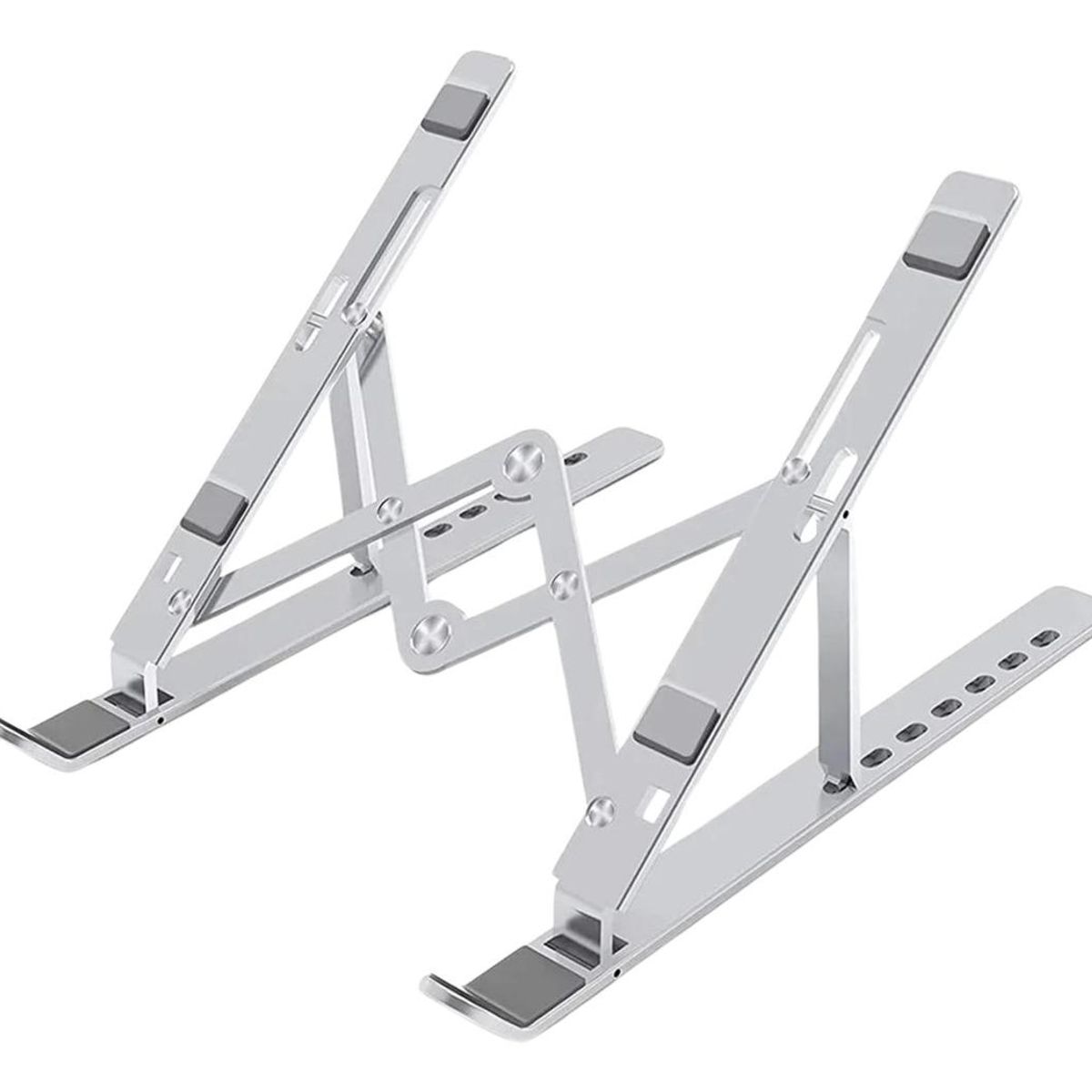 GENERICO - Soporte Metálico Ajustable para Computadora y Notebook