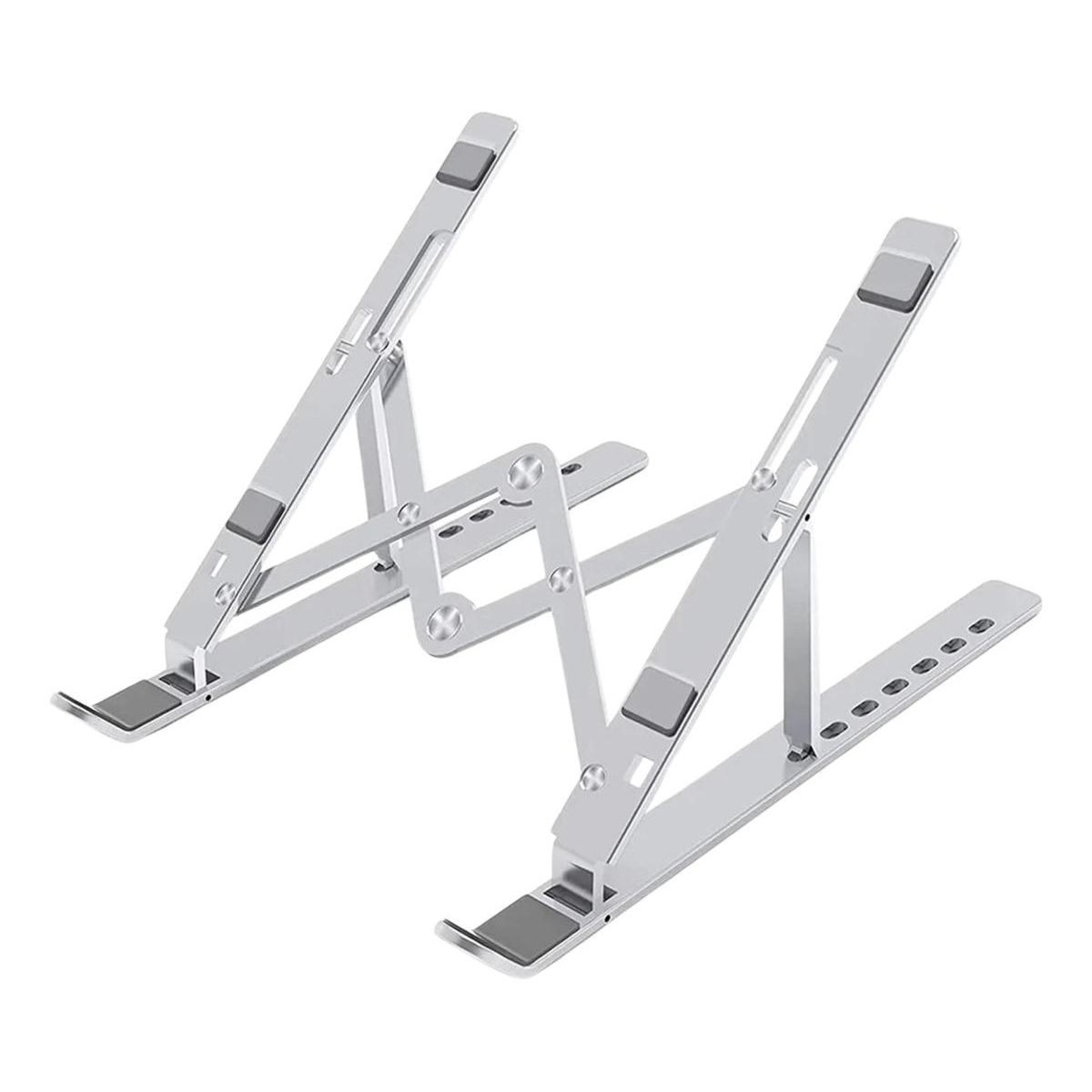 GENERICO - Soporte Metálico Ajustable para Computadora y Notebook