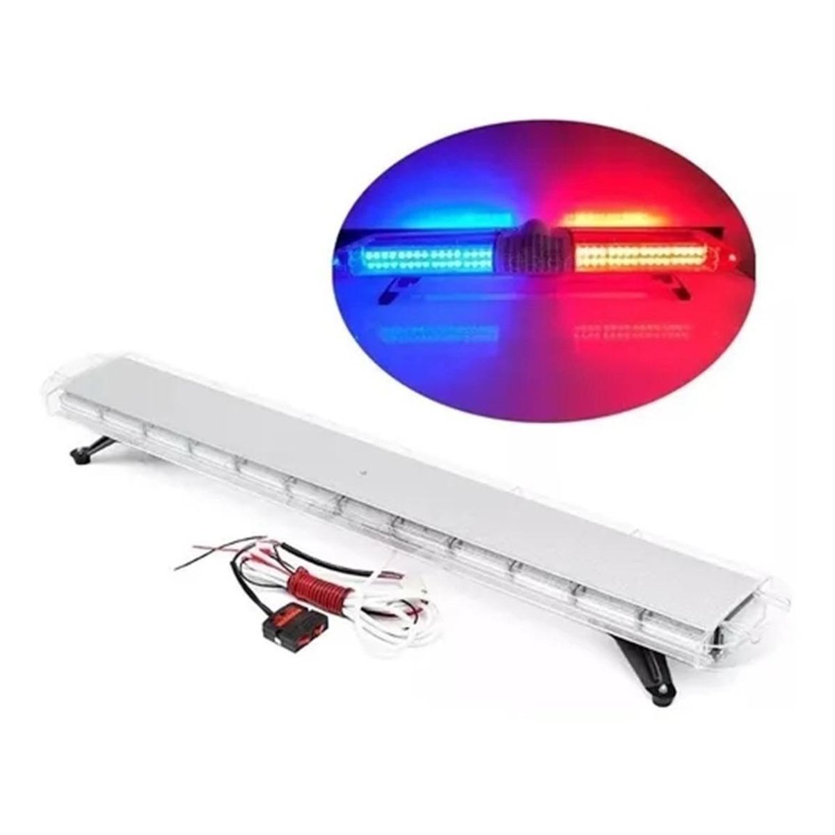 GENERICO - Baliza LED de Emergencia Auto 120mt Roja-Azul