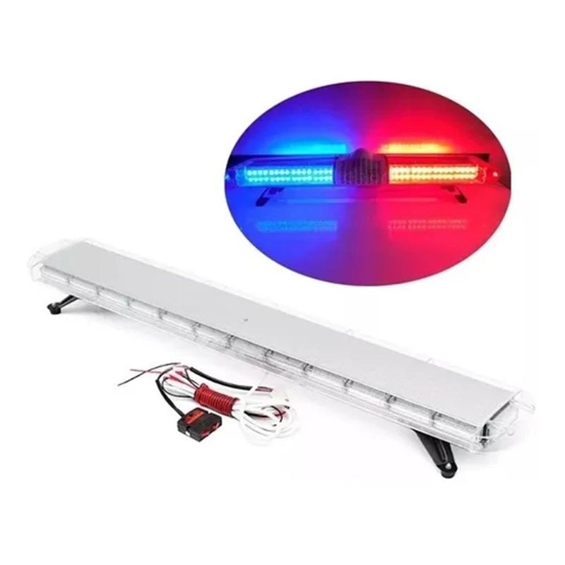 GENERICO - Baliza LED de Emergencia Auto 120mt Roja-Azul