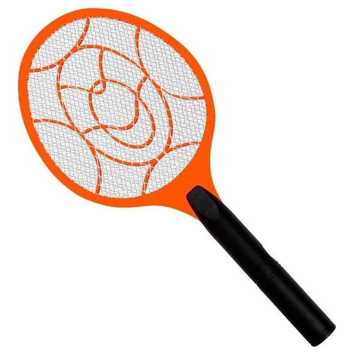 GENERICO - Raqueta Eléctrica Mata Insectos Recargable 220V Color Naranja