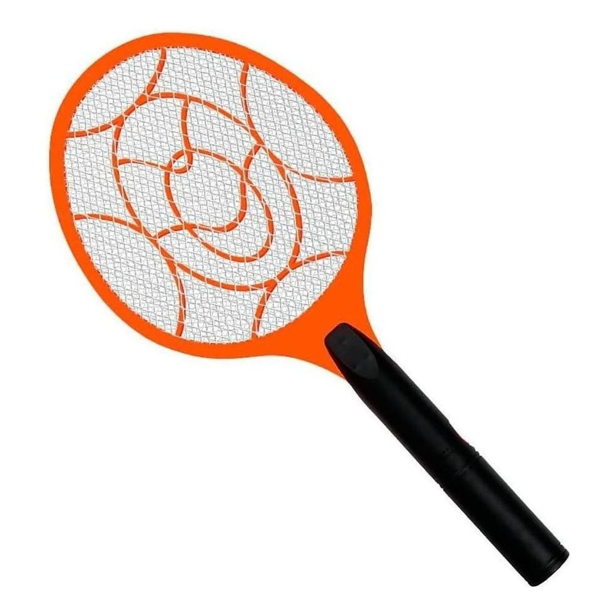 GENERICO - Raqueta Eléctrica Mata Insectos Recargable 220V Color Naranja