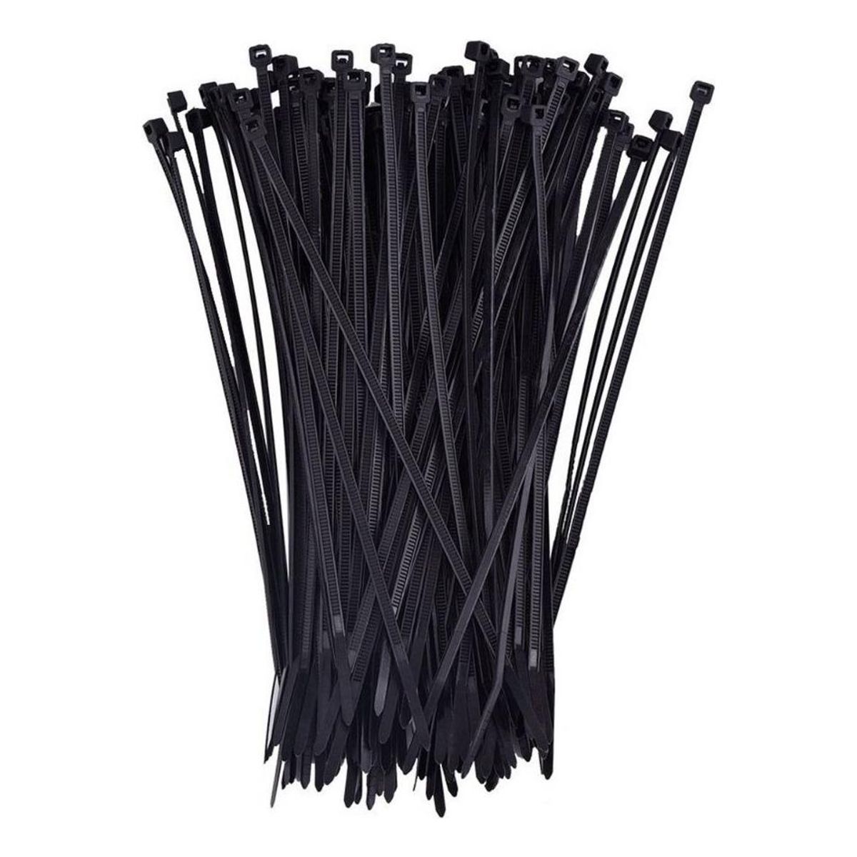 GENERICO - Amarra Plástica Multiusos de Nylon 8x450mm 100 Unidades