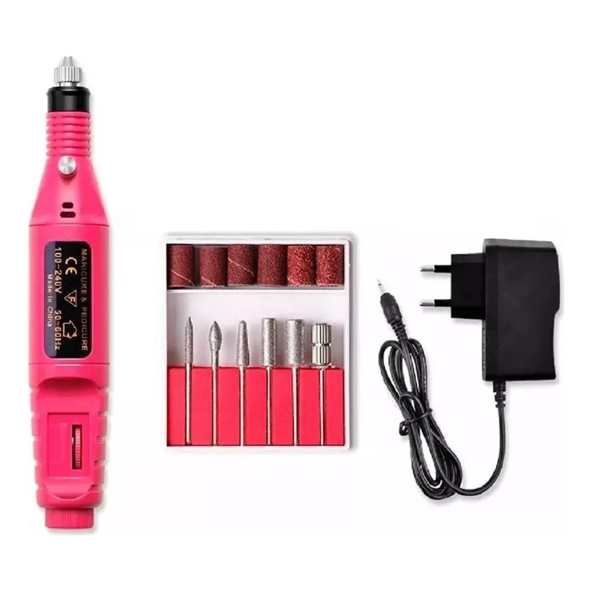 GENERICO - Torno Eléctrico de Manicure y Pedicure 6 en 1