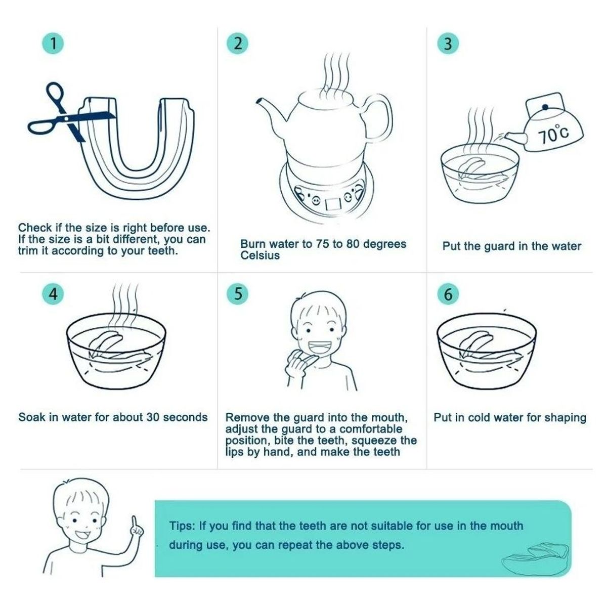 GENERICO - Protector Bucal Deportivo para Boxeo Rugby y Más