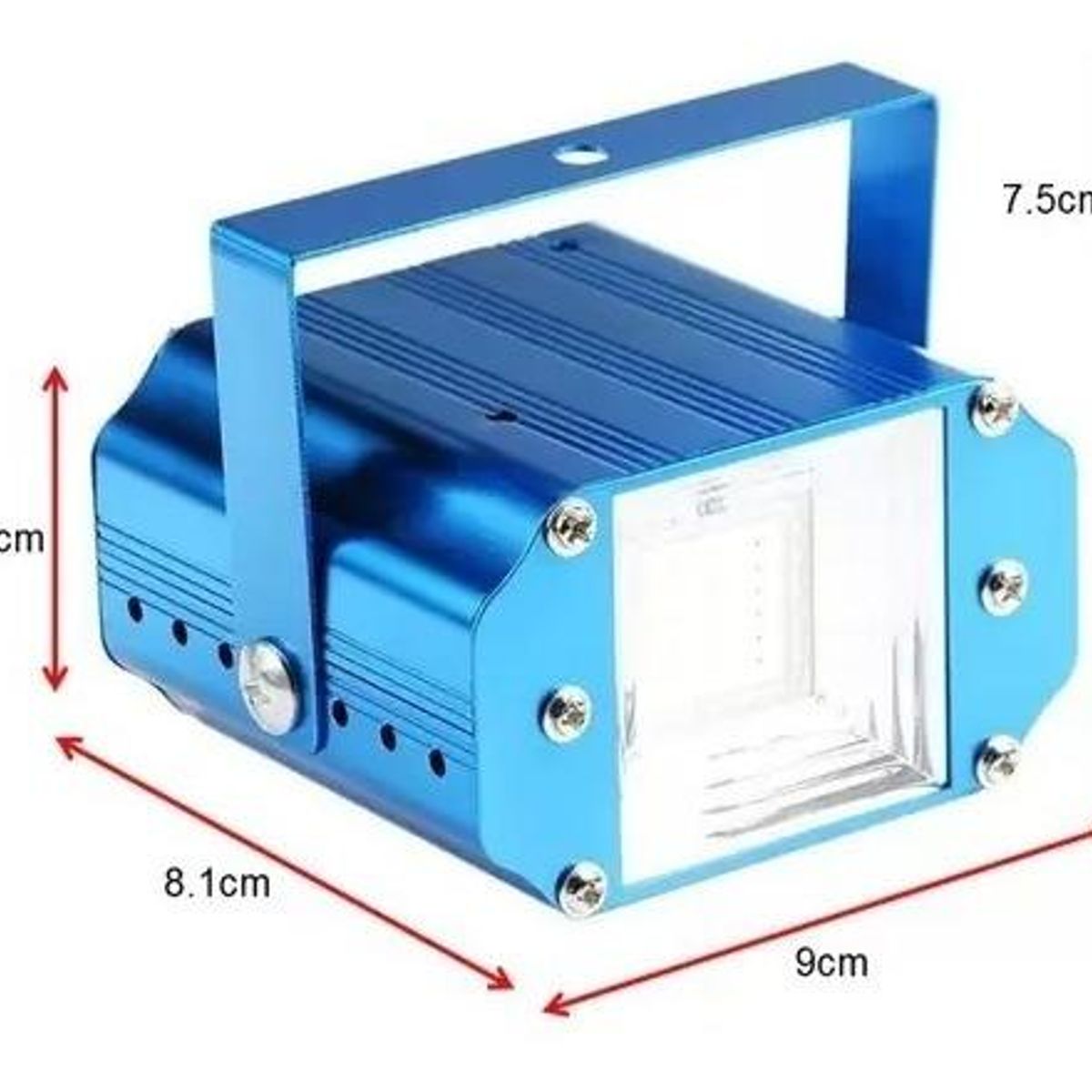 GENERICO - Mini Foco Estroboscópico LED RGB 20W para Eventos