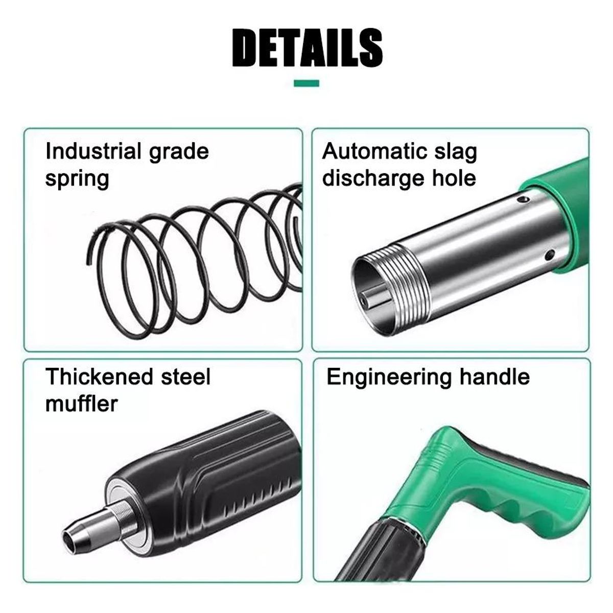 GENERICO - Herramienta Automática de Clavado de Acero Ajustable