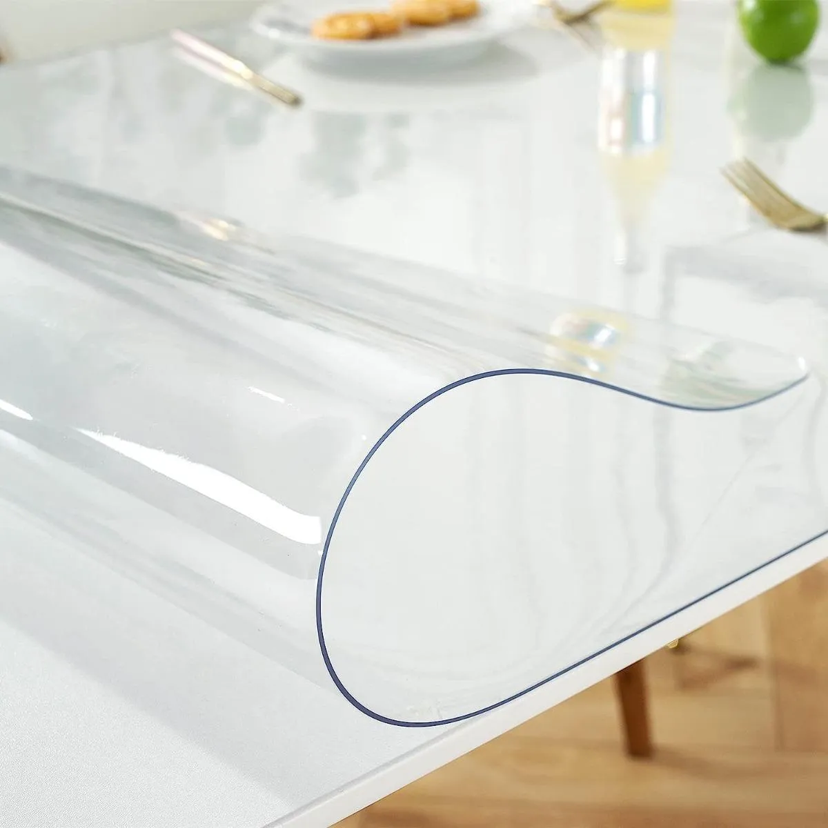 GENERICO - Mantel Transparente Protector 1mm PVC 90x183cm