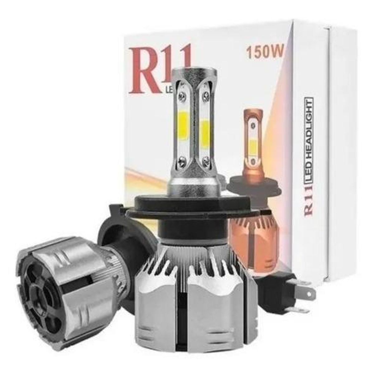 GENERICO - Kit de Lámparas LED H3 H11 H13 12000lm IP67