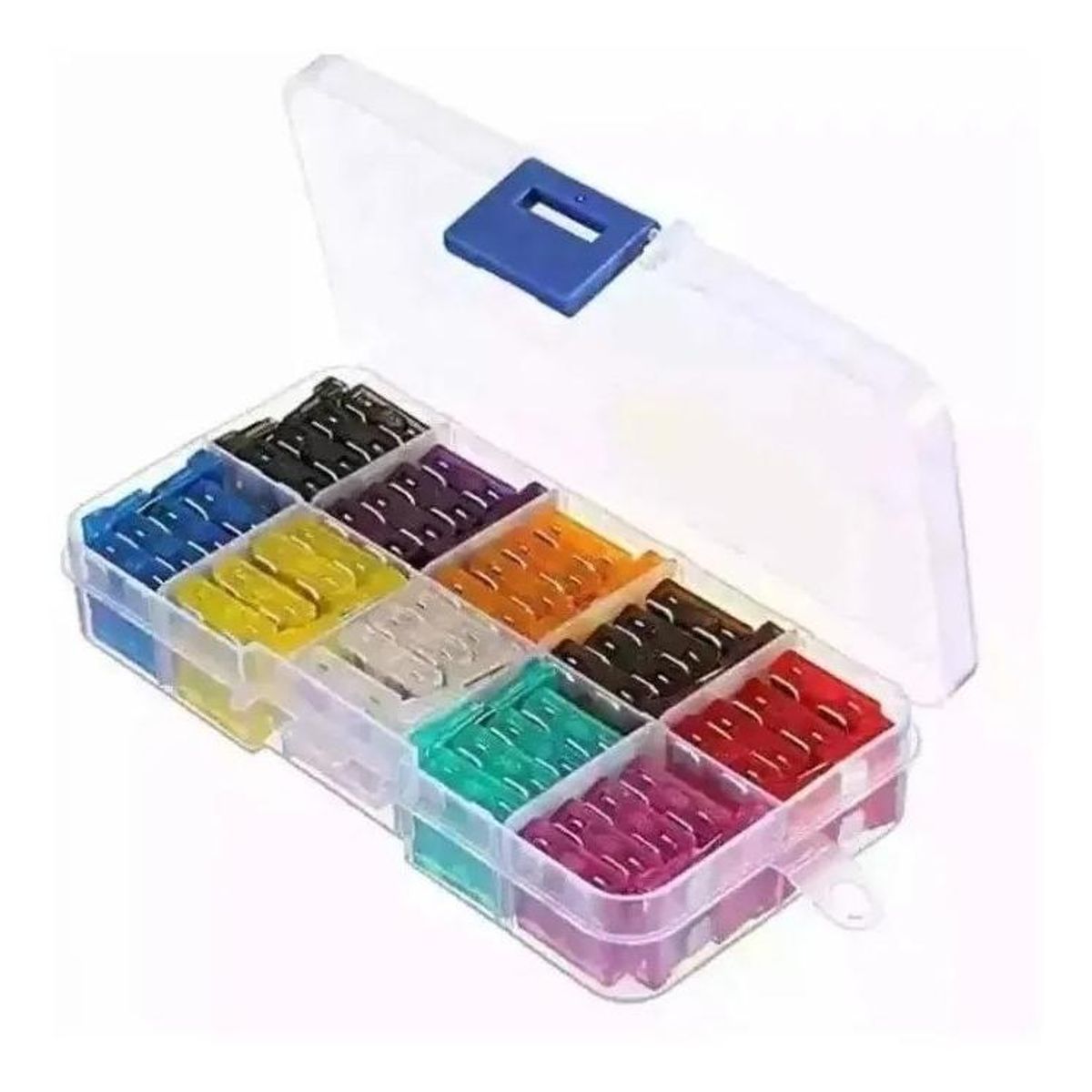 GENERICO - Kit de Fusibles 12V con 100 Unidades Variadas